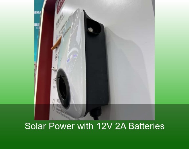 Solar Power with 12V 2A Batteries